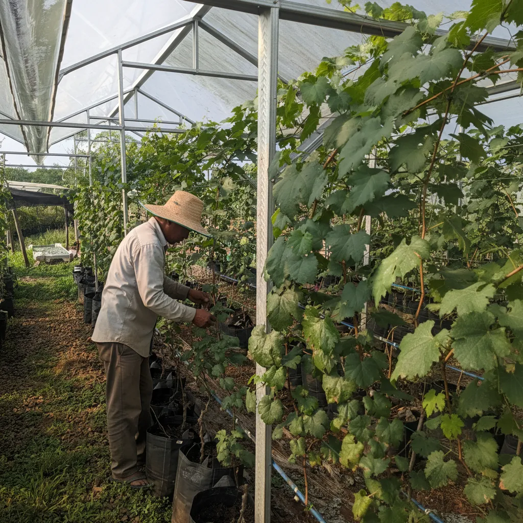 Bibit Anggur unggul dari kebun PGV Nursery