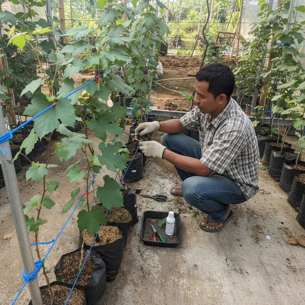 Bibit Anggur unggul dari kebun PGV Nursery