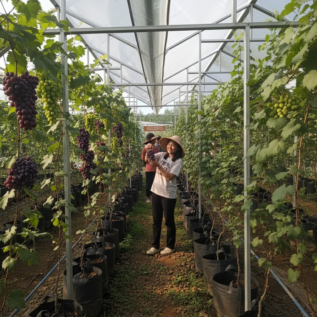Agrowisata Kebun Anggur PGV